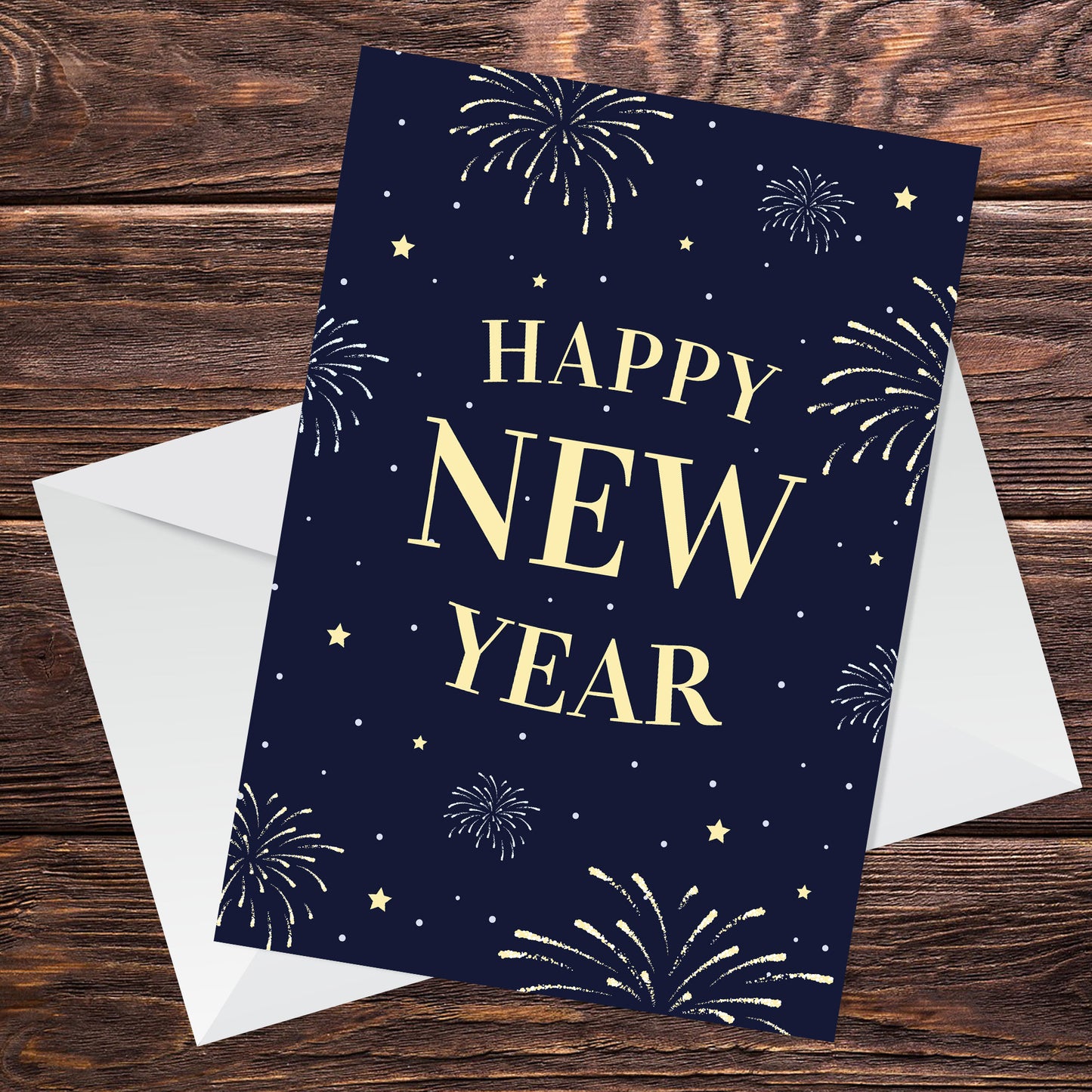 New Year Card For Friends and Family Happy New Year Cards