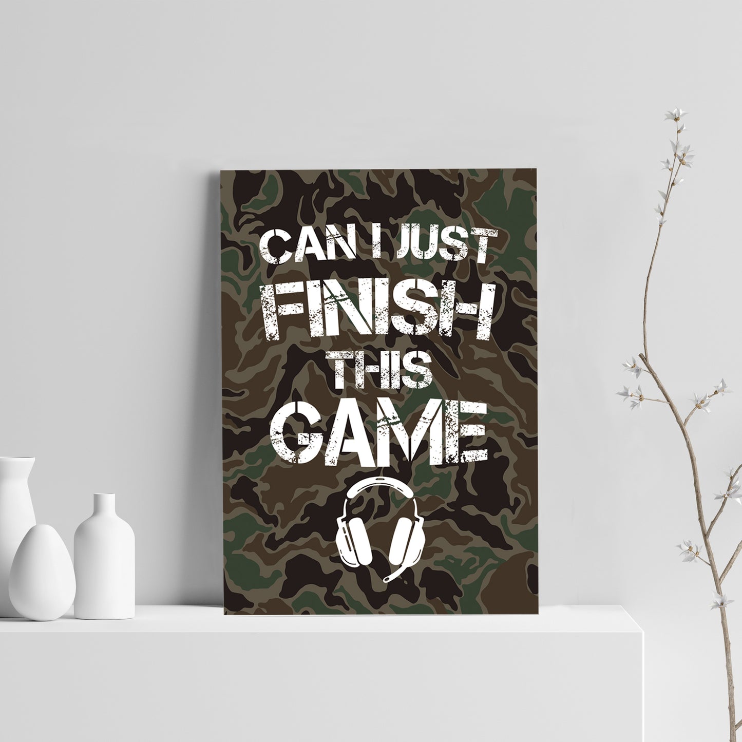 Funny Gaming Poster Games Room Print Boys Bedroom Decor Gift