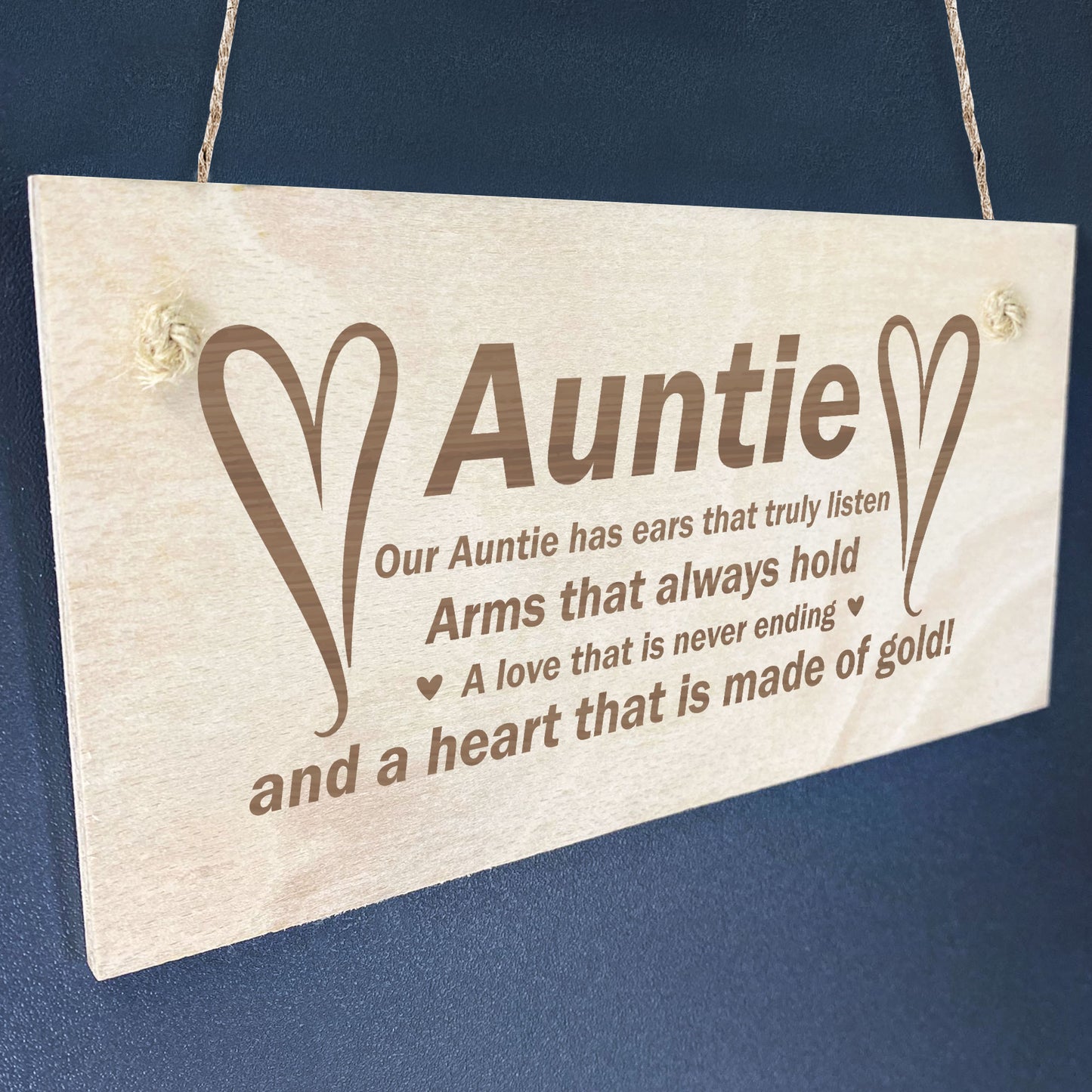 Auntie Gifts Aunt Aunty Birthday Christmas Gifts Wood Sign Gift