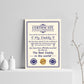 Novelty Gift For Daddy Print Funny Daddy Birthday Gift Thankyou