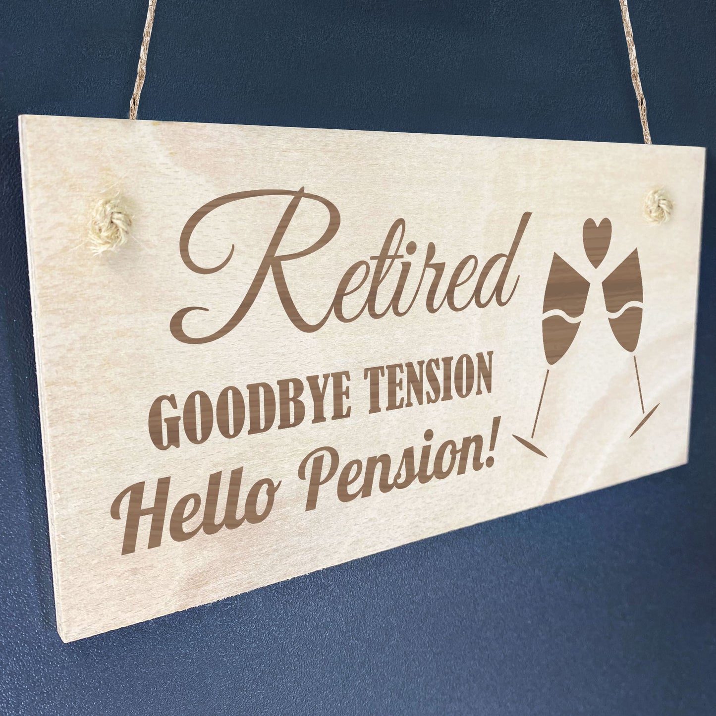Retirement Gifts For Women Men Hanging Wood Plaque Grandad Nan