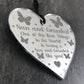 Gift For Nan And Grandad Birthday Christmas Engraved Heart
