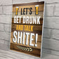 Bar Sign For Home Bar Garden Signs Hanging Sign FUNNY Alcohol