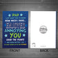 Dad Card And Keyring Bundle Birthday Fathers Day Gift For Dad