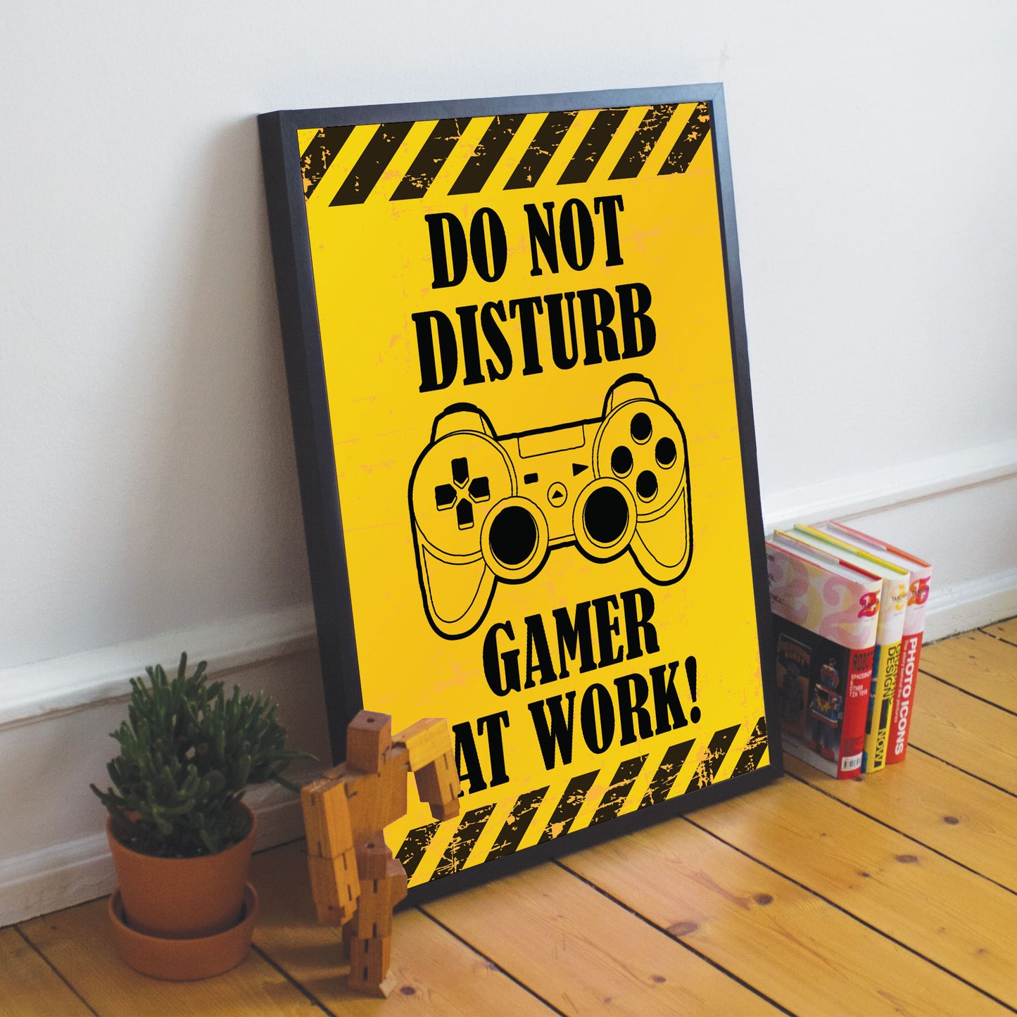 Framed Gaming Poster Gift For Son Brother Dad Gaming Sign