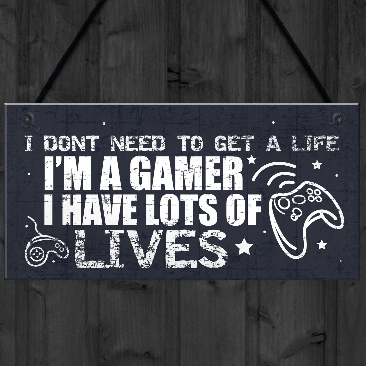 I'm A Gamer Bedroom Accessories Funny Novelty Hanging Door Sign