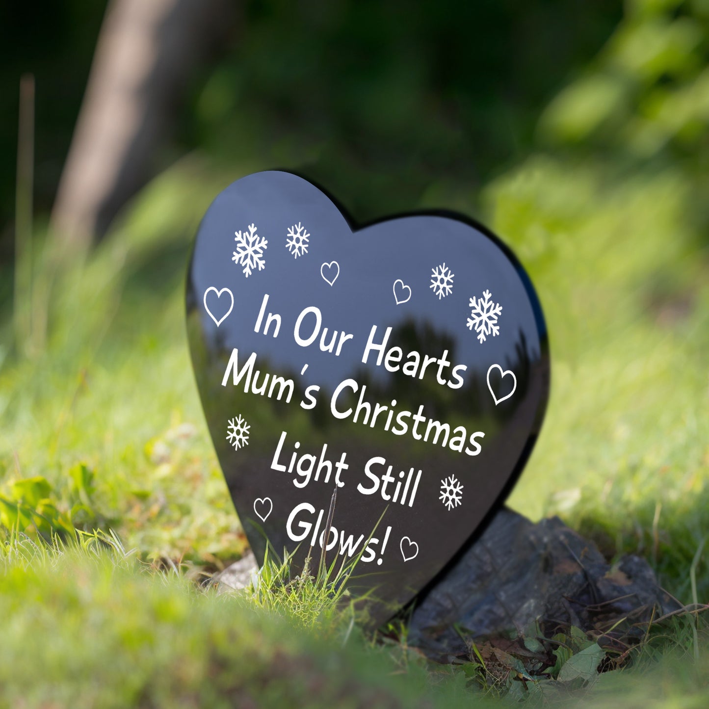 Mum Christmas Grave Marker Memorial Graveside Decorations