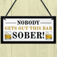 3 Pieces Funny Alcohol Hanging Bar Signs Plaque For Home Bar