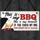 My BBQ Novelty Garden Sign SummerHouse Bar Man Cave Shed