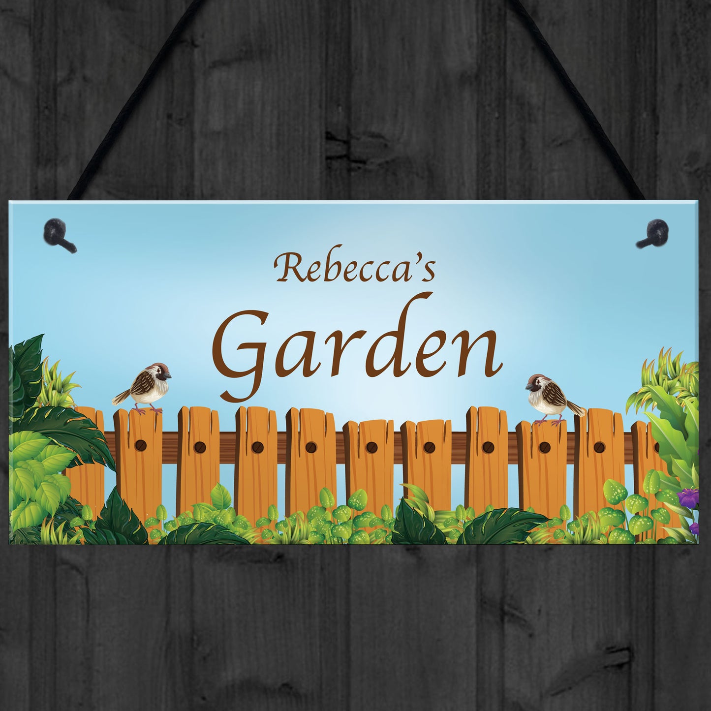 Novelty Home Decor For Garden Summerhouse Shed PERSONALISED