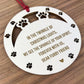 Christmas Tree Decoration Wooden Pet Memorial Decoration Dog Cat