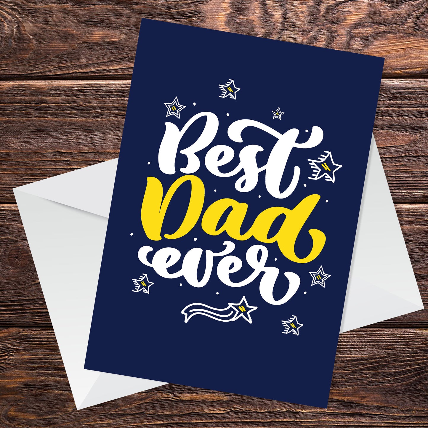 Quirky Dad Birthday Card From Daughter Son Best Dad Fathers Day