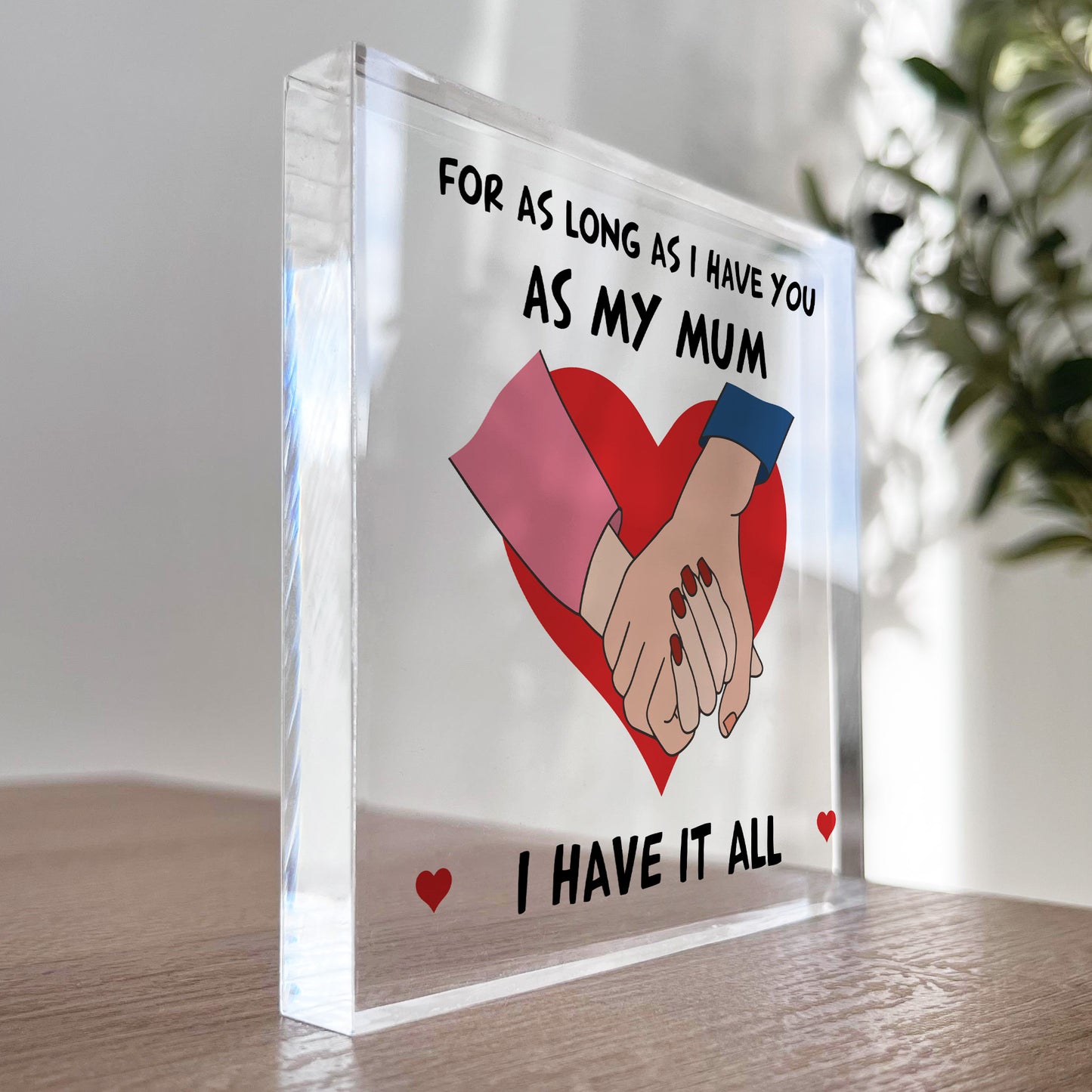 Special Mothers Day Gift For Mum Acrylic Block Birthday Gifts