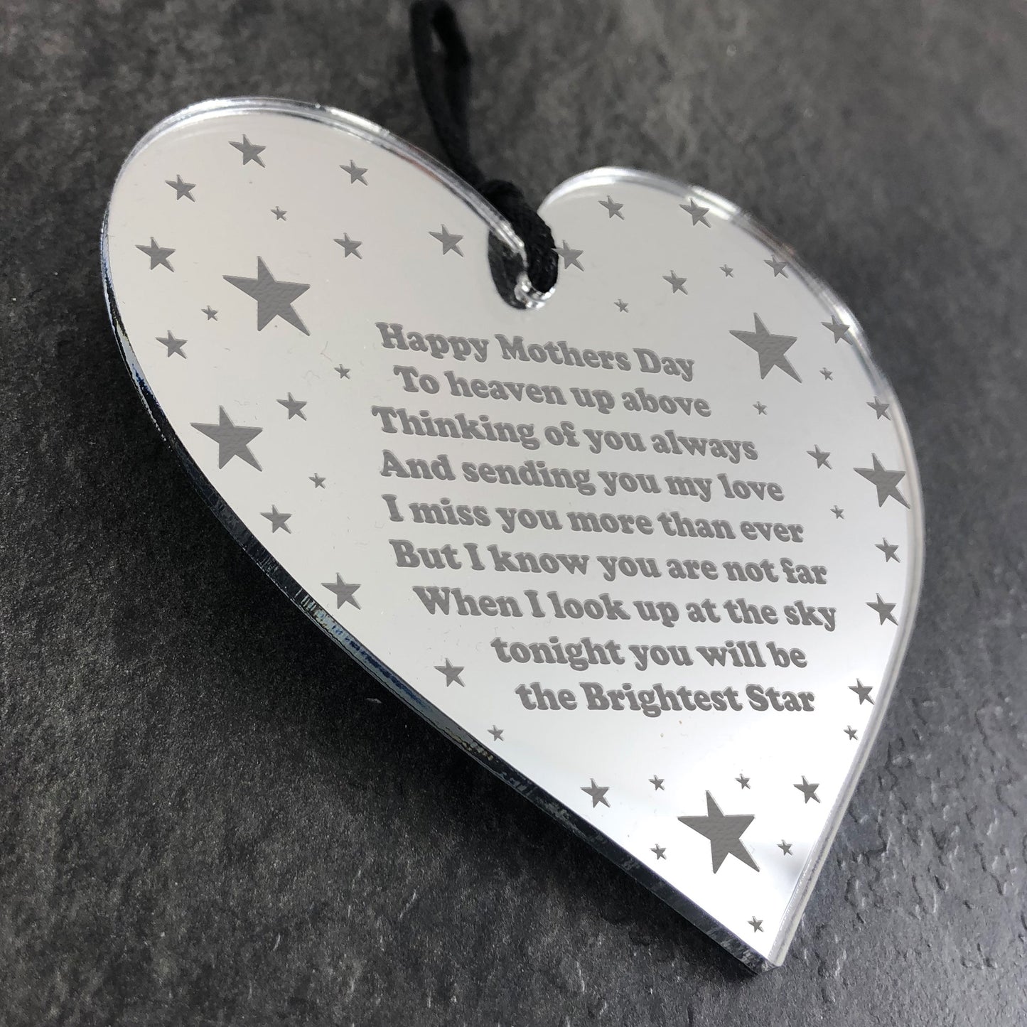 Personalised Mothers Day Memorial Plaque Gift In Memory Of Mum