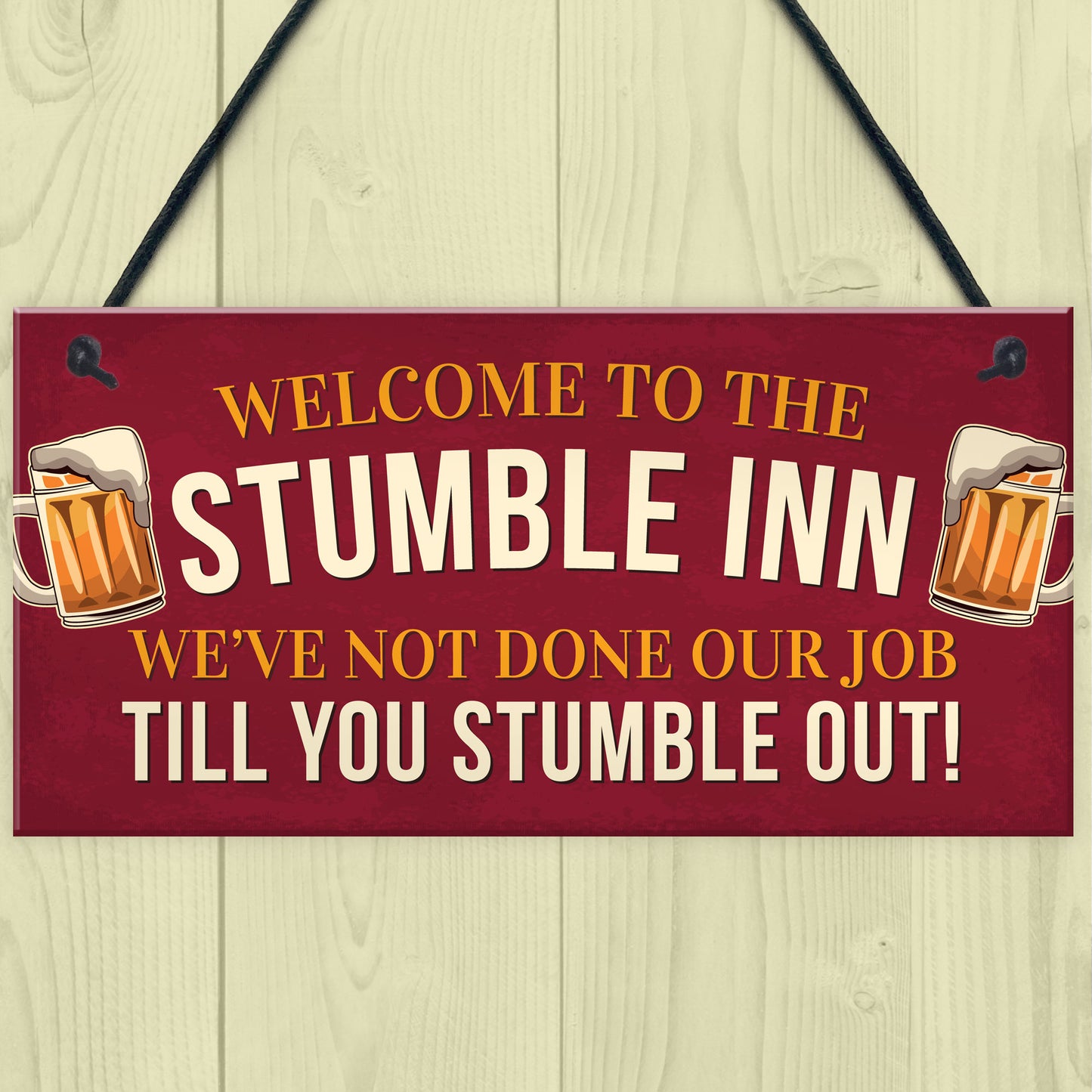 3 PACK Funny Home Bar Pub Signs Bundle Novelty Man Cave