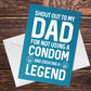 FUNNY Rude Birthday Fathers Day Card For Dad From Daughter Son