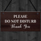 Do Not Disturb Sign Hotel Guest House Housekeeping Sign
