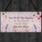 Auntie Gift For Birthday Christmas Sign Gift For Auntie Keepsake