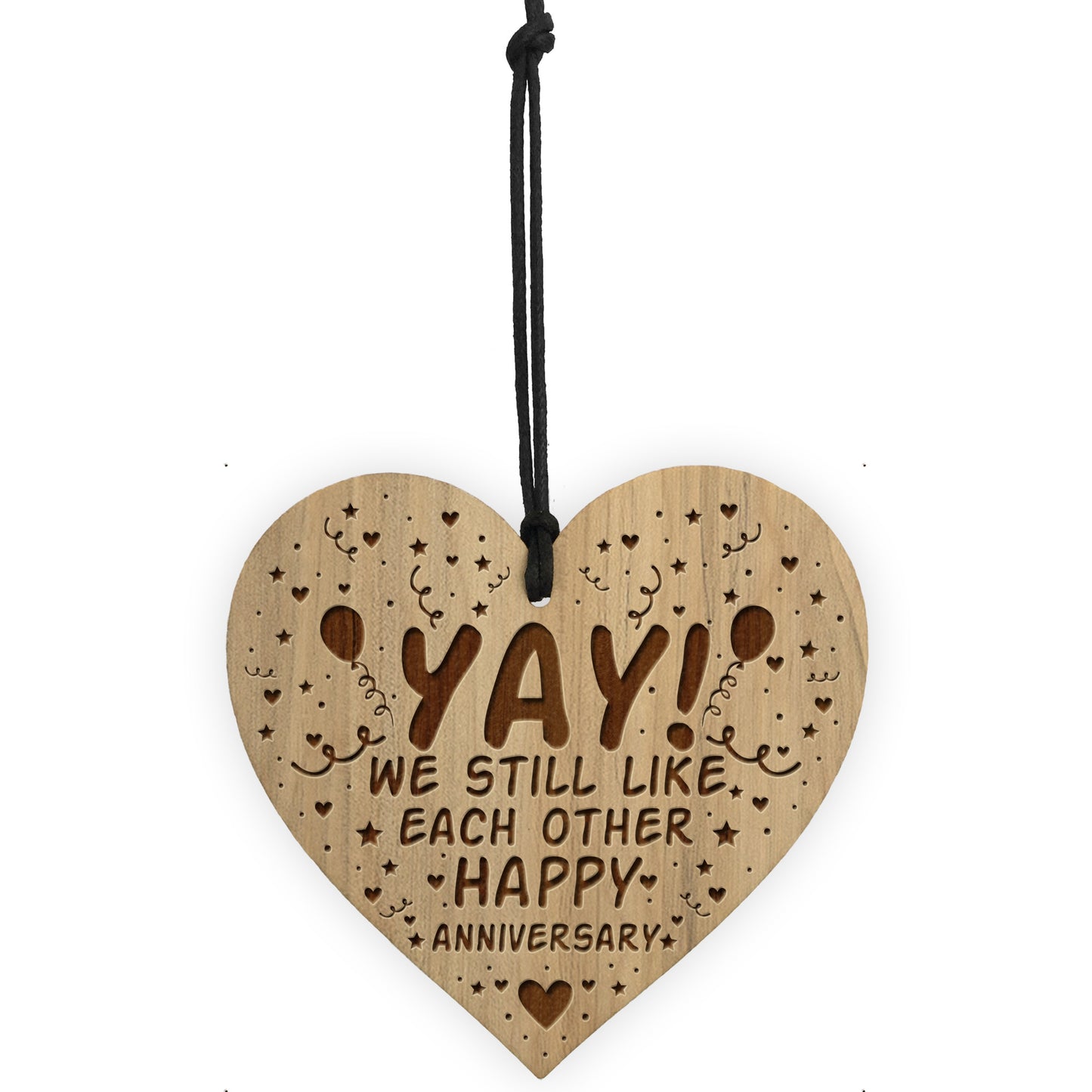 Funny Joke Anniversary Gift For Him Her Engraved Heart Husband
