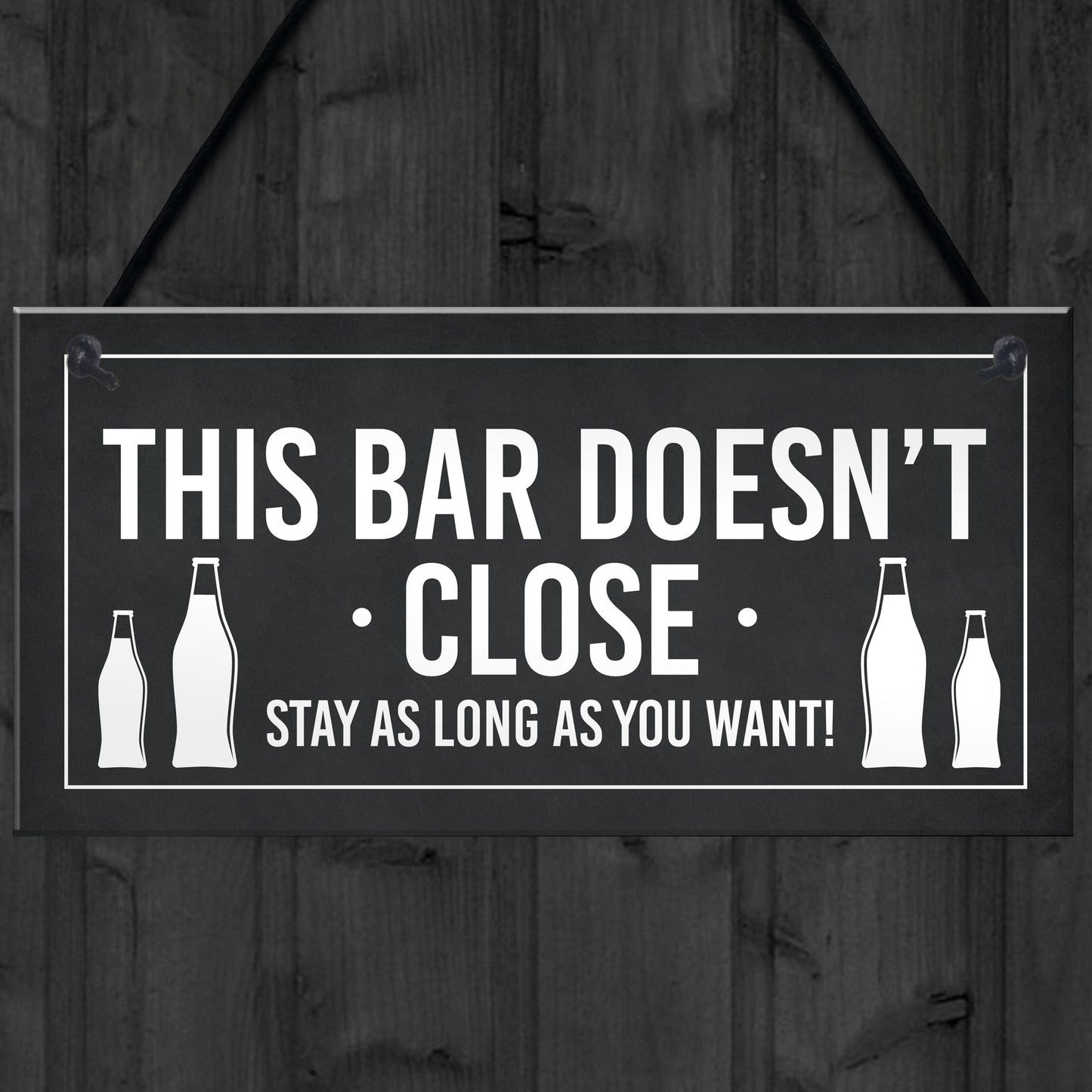 Funny Man Cave Bar Sign Hanging Garage Pub Garden Plaque