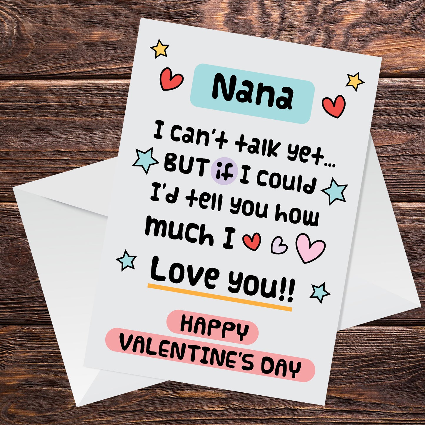 Happy Valentines Card For Nana Card From New Baby New Nana Card
