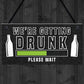 Novelty Alcohol Bar Signs Funny Home Bar Hanging Decor Signs
