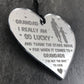 Novelty Thank You Gift For Grandad Engraved Heart Birthday Xmas