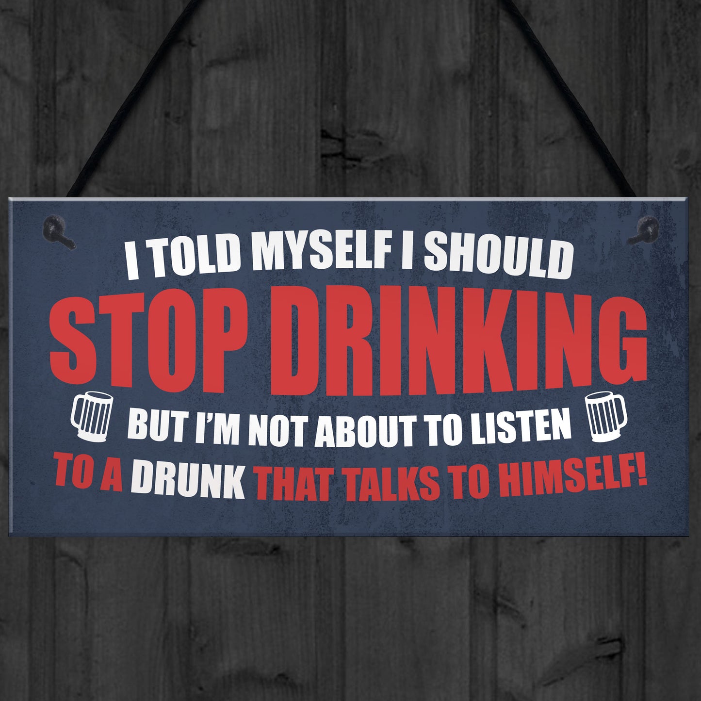 Funny Bar Sign For Man Cave Shed Garage Pub Alcohol Sign