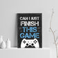 Boy Bedroom Wall Art Gamer Gift For Playstation Fan Dad Son Gift