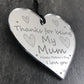 Thank You Mum Gift For Mothers Day Engraved Heart Love Gift