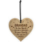 Grandad Gift Ideas For Birthday Christmas Engraved Heart
