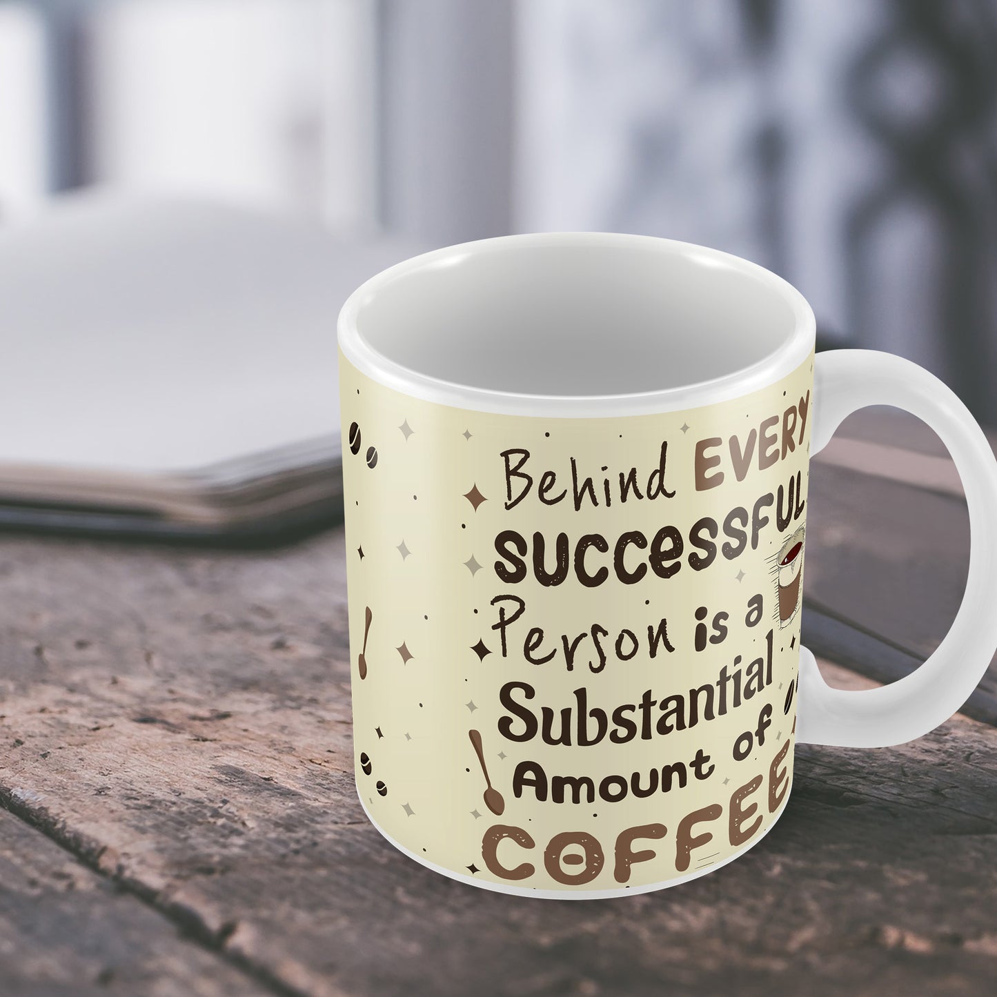Coffee Mug Drink Latte Ceramic Cup Kitchen Espresso Funny Mug
