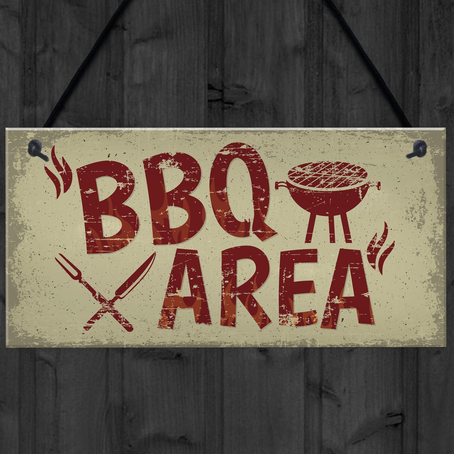 Garden Plaque BBQ Area Bar Home Sign Man Cave Shed Sign Gift