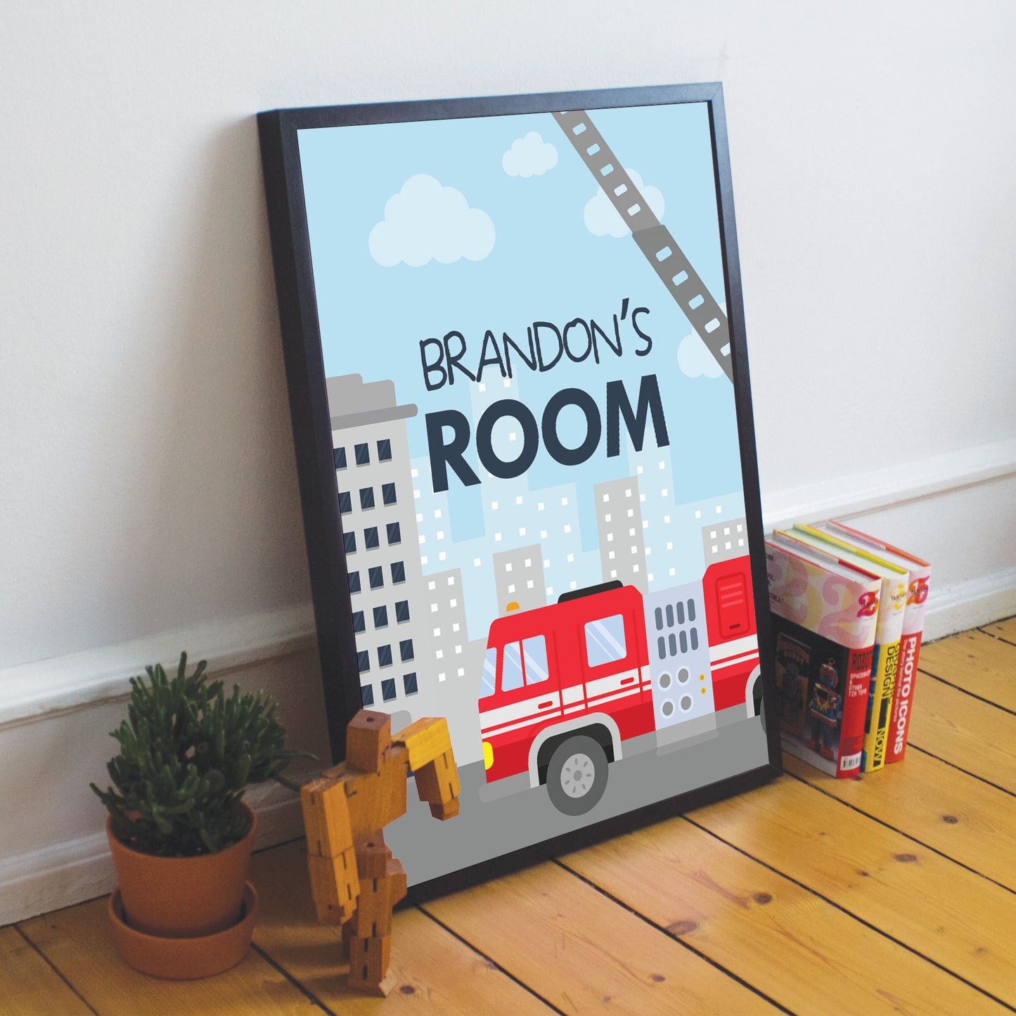 PERSONALISED Boys Bedroom Sign Any Name Little Boys Bedroom