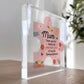 Acrylic Block Puzzle Piece For Mummy Mum Love Hearts Cute