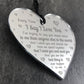 I Love You Plaque Heart Anniversary Gift For Husband Wife