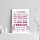 Best Friend Print Friendship Gift Funny Thank You Gift Novelty