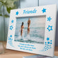 Friends Are Like Stars Wooden Photo Frame Gift For Birthday