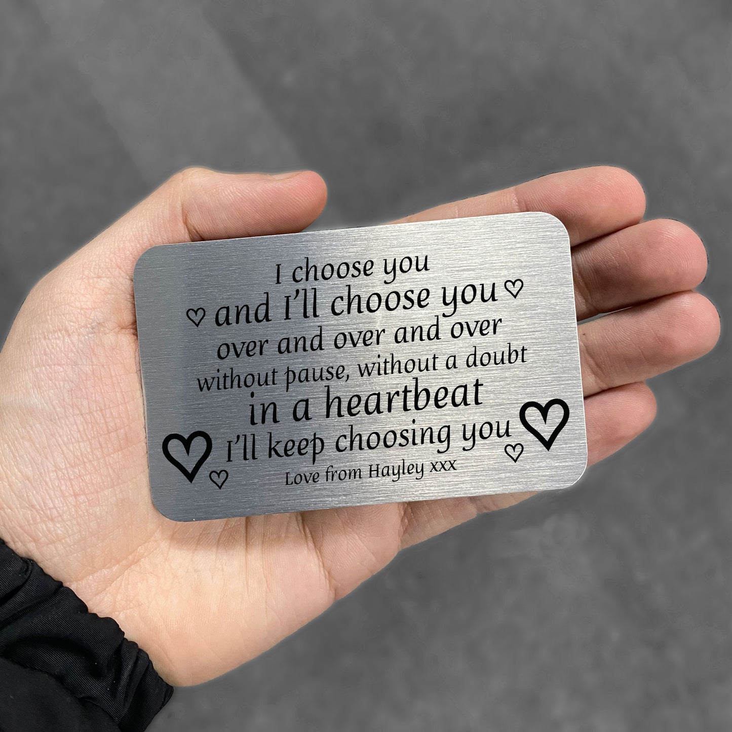 Personalised Keepsake Anniversary Gift For Boyfriend Girlfriend