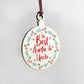 Auntie And Uncle Christmas Gift Hanging Decoration Novelty Gift