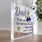 Gifts for Dad Acrylic Block Dad Gifts Dad Birthday Gifts Idea