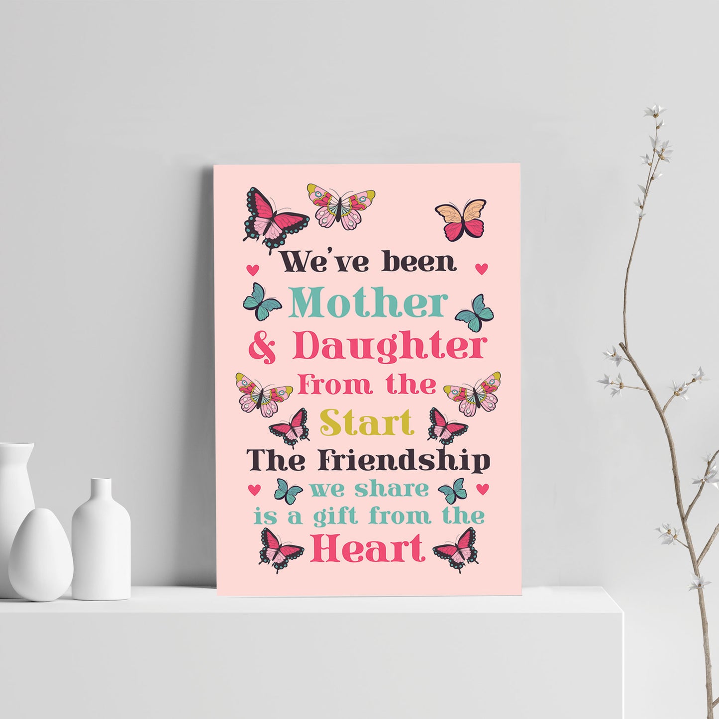 Mother And Daughter Gift For Christmas Birthday Print THANK YOU