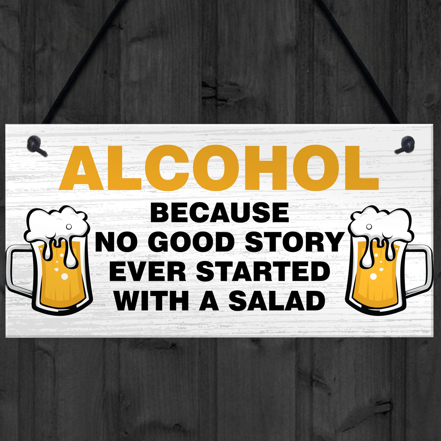 Funny Joke BAR SIGN Shed Sign Home Bar Sign Hanging Wall Plaque