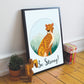 Animal Framed Prints For Nursery Cheetah Wall Art Decorations