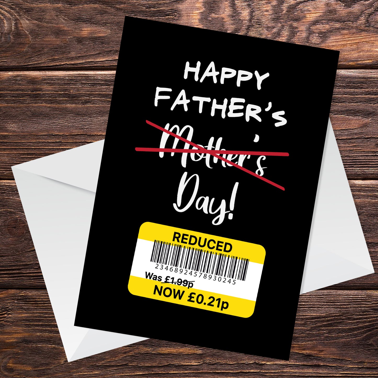 Funny Fathers Day Card For Dad Reduced Card Cheap Dad Card