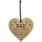 Dad Gift Ideas For Birthday Christmas Engraved Heart LOVE YOU