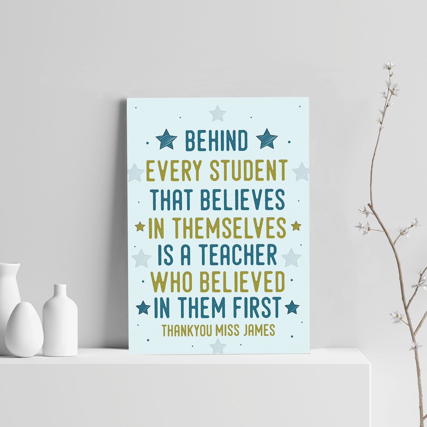 Teacher Print Gift For Teacher And Assistant Thank You Gifts