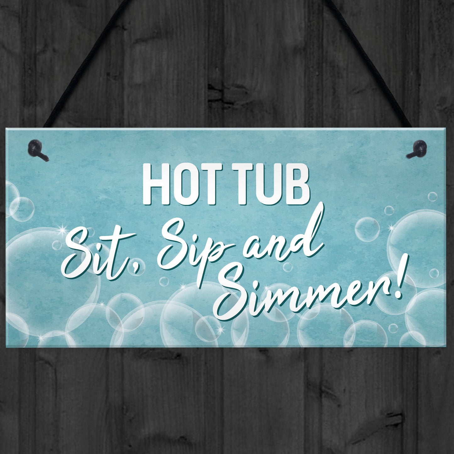 Novelty Hot Tub Signs For Garden Home Decor Gifts For Hot Tub