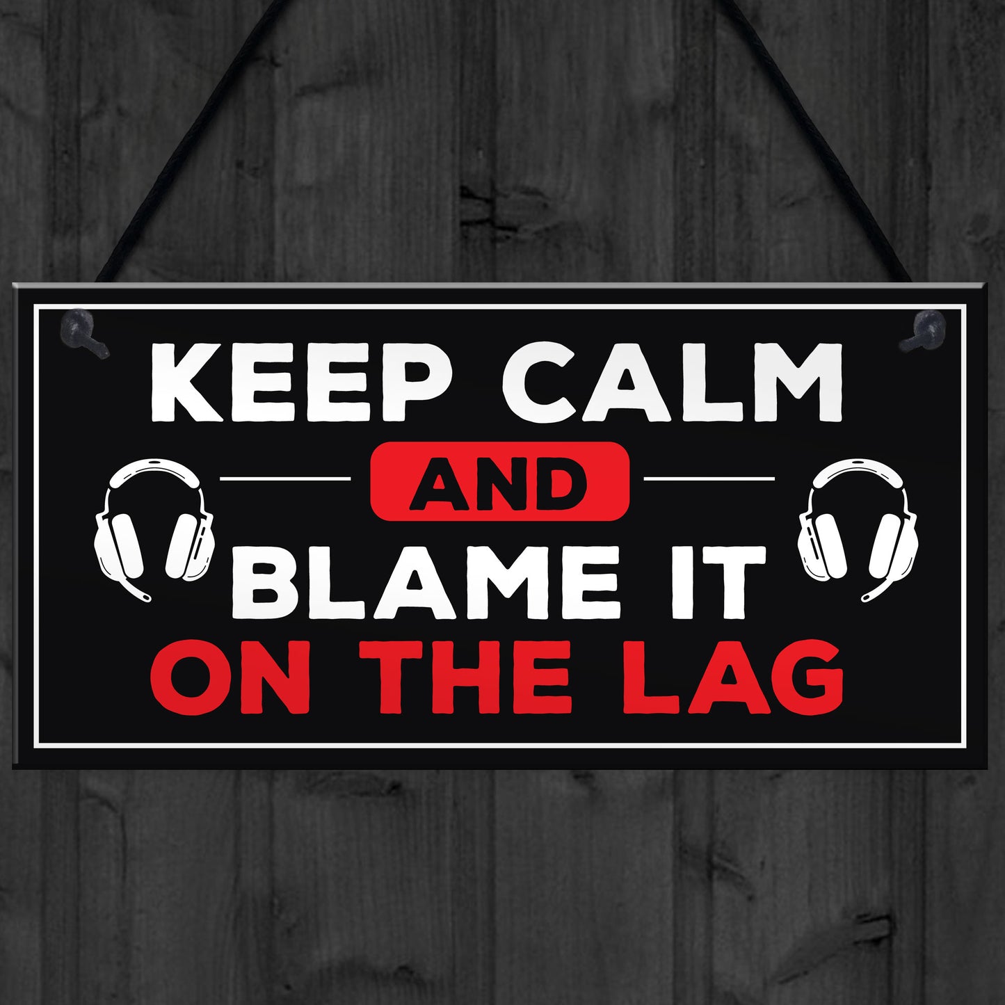 Keep Calm Funny Gamer Gifts For Him Games Room Man Sign