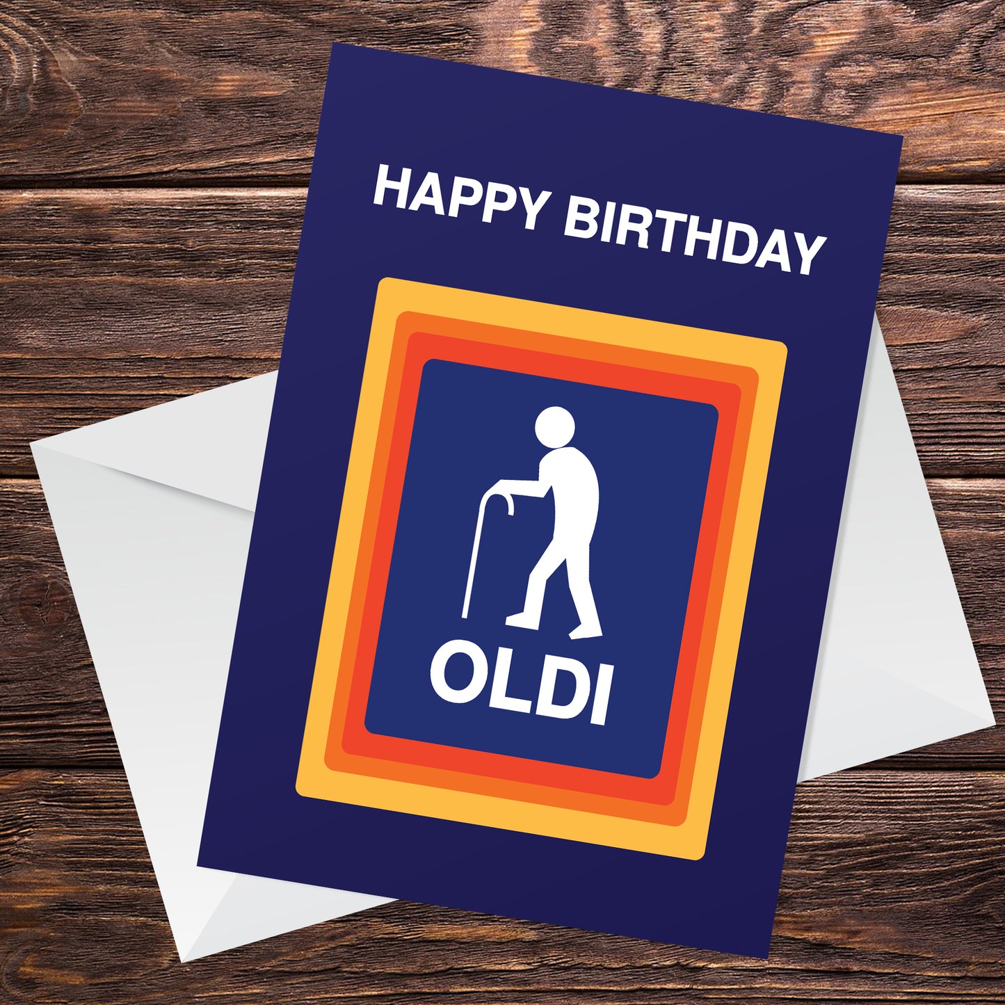 HAPPY BIRTHDAY OLDI Birthday Card For Mum Dad Auntie Uncle